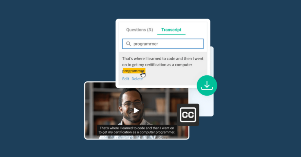 Video transcription software