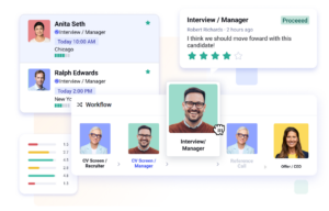 Streamline your hiring process with ATS tools like candidate & resume management, interview scheduler, hiring team workflows and more
