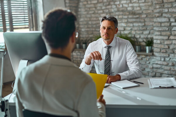 HR Hiring Manager and candidate awkward interview moment