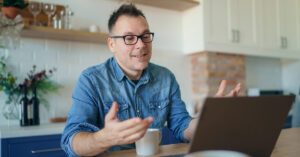 One-way video interviewing