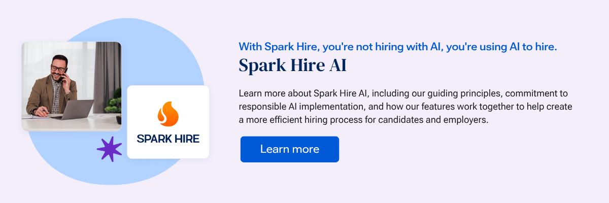 Spark Hire AI CTA
