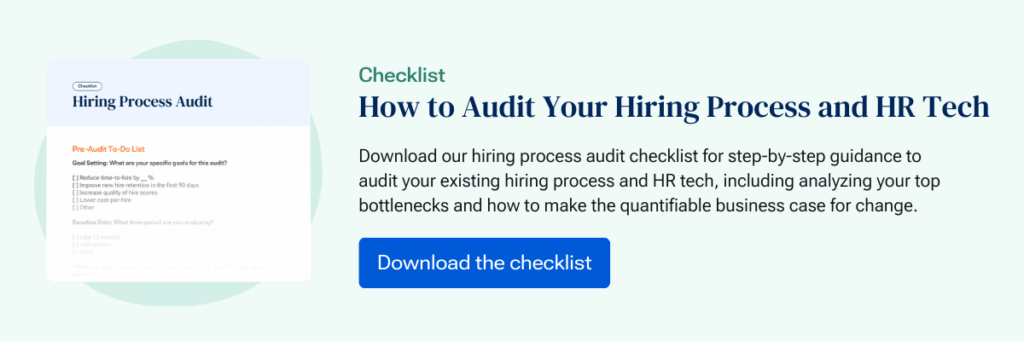 Hiring Process Audit Checklist CTA Hiring Process Audit CTA