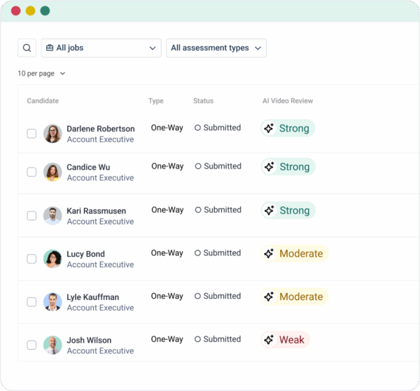 Spark Hire Meet's AI Video Review