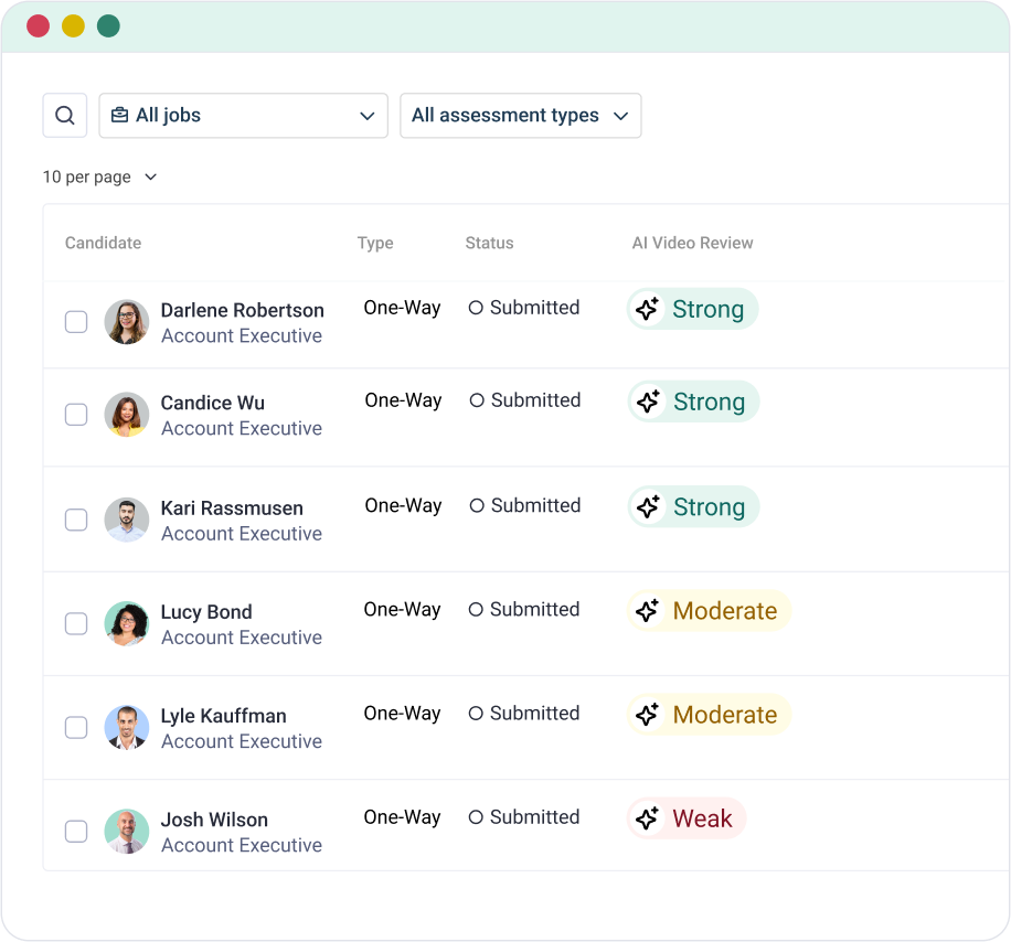 Spark Hire Meet's AI Video Review