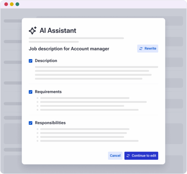 Spark Hire Recruit's AI Generated Job Descriptions