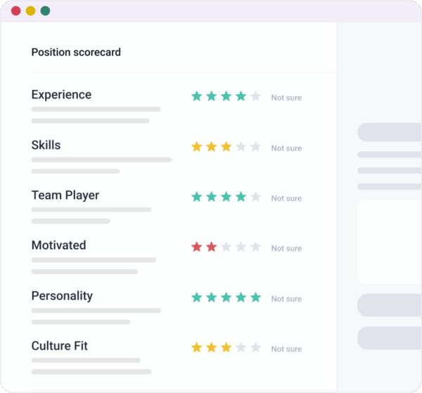 Recruit's AI Generated Scorecards