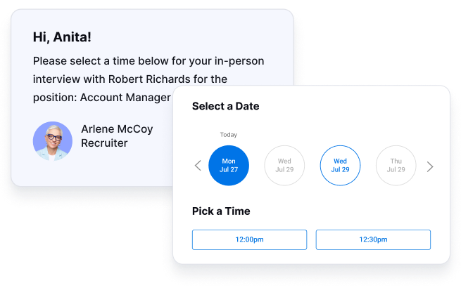 Auto-scheduling allows you to focus on other tasks