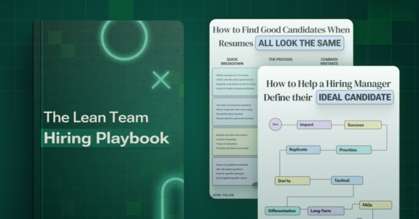 The Lean Team Hiring Playbook
